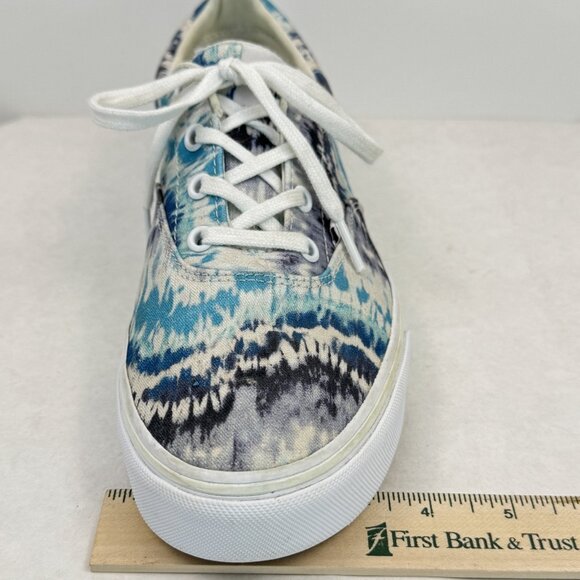 Vans Womens Size 10 Doheny Psychedelic Tie Dye Blue Sneakers Low Top Canvas - Picture 11 of 12